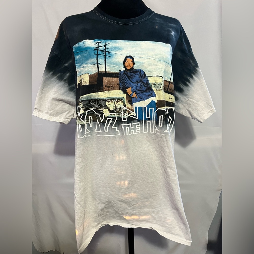 Philcos Boys n the Hood graphic tee large streetwear retro urban tie dye‎